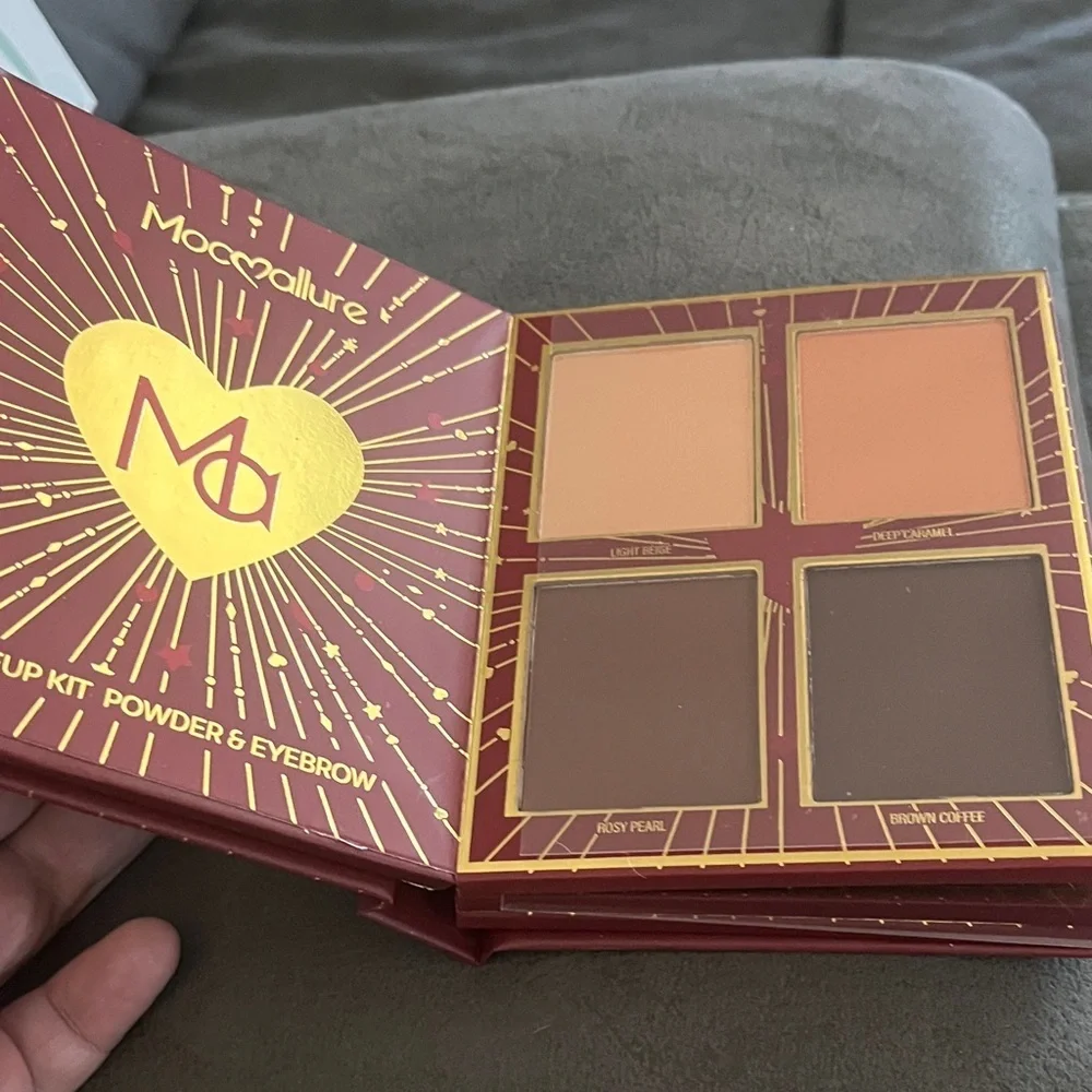 4-in-1 Palette Notebook - Red and Gold
